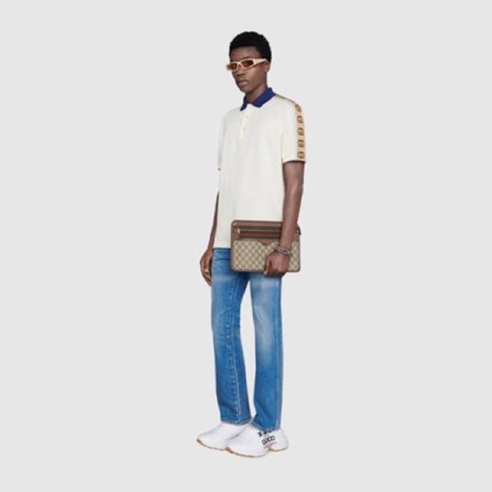 Gucci Unisex Ophidia GG Supreme Clutch 597619 - Picture 3 of 11